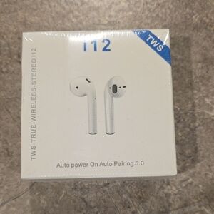 (J64) TWS Wireless Earbuds i12 - White
